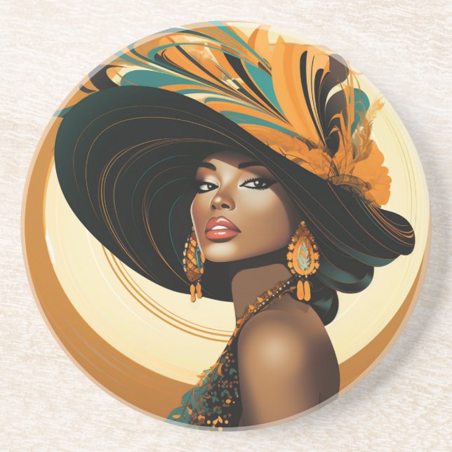 HER CROWN #2 COASTER (Front)