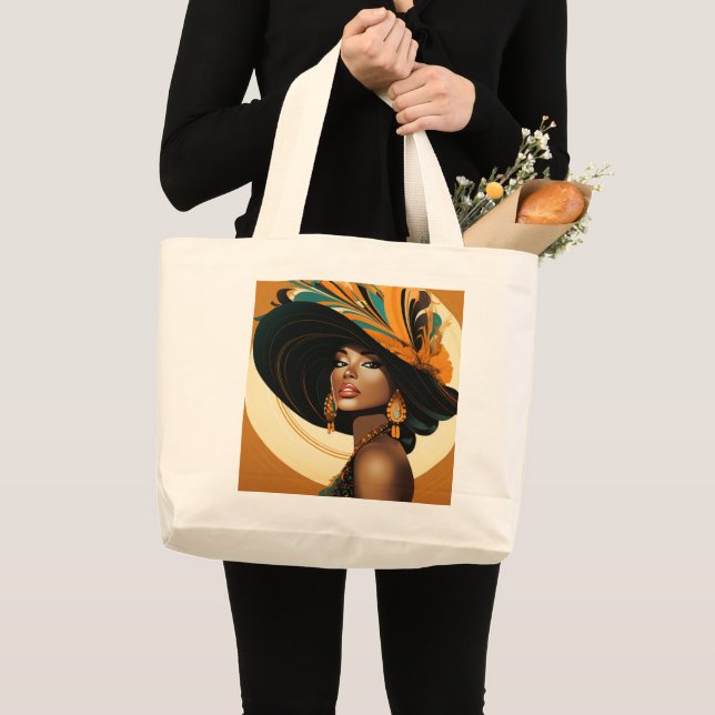 HER CROWN #2 LARGE TOTE BAG (Front (Product))