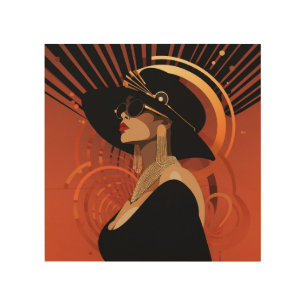 HER CROWN #3 WOOD WALL ART