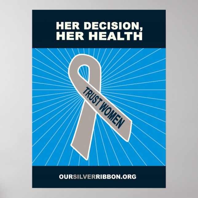 Her Decision, Her Health Poster (Front)