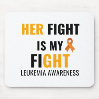 HER FIGHT BLACK MOUSE PAD