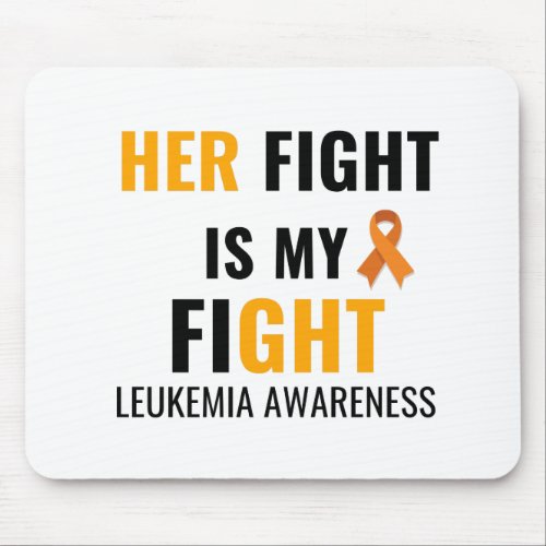 HER FIGHT BLACK MOUSE PAD