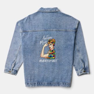 Her Fight Is My Fight Blue Ribbon Diabetes Awarene Denim Jacket