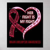 Her Fight Is My Fight Brain Aneurysm Awareness Rib