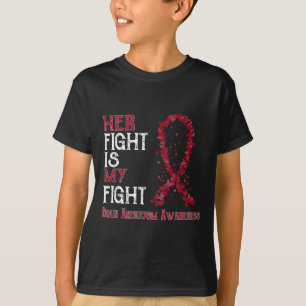 Her Fight Is My Fight Brain Aneurysm Awareness T-Shirt