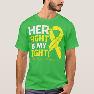 Her Fight Is My Fight Childhood Cancer Awareness F T-Shirt