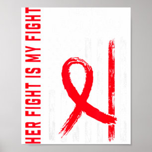 Her Fight Is My Fight Cousin Heart Disease Awarene Poster