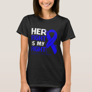 Her Fight Is My Fight DIABETES AWARENESS Feather T-Shirt