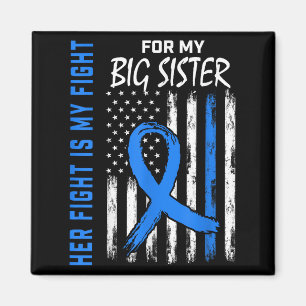 Her Fight Is My Fight Diabetes Awareness Shirt Big Magnet
