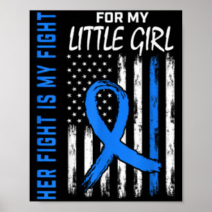 Her Fight Is My Fight Diabetes Awareness Shirt Lit Poster