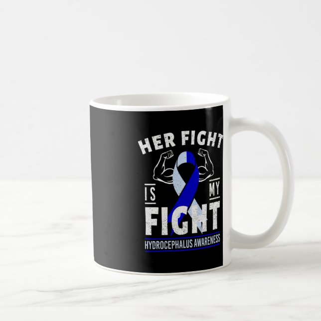 Her Fight is My Fight Hydrocephalus Awareness Mont Coffee Mug (Right)