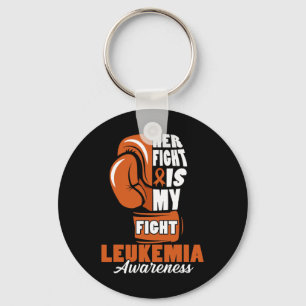 Her Fight Is My Fight Leukemia Awareness Month Sup Keychain