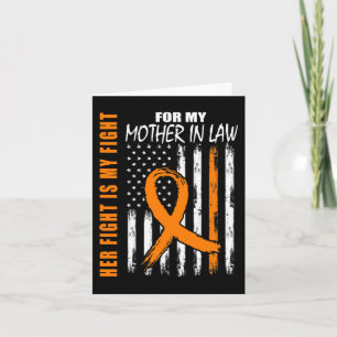 Her Fight Is My Fight Mother In Law Leukemia Aware Card