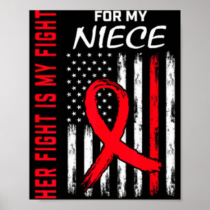 Her Fight Is My Fight Niece Heart Disease Awarenes Poster
