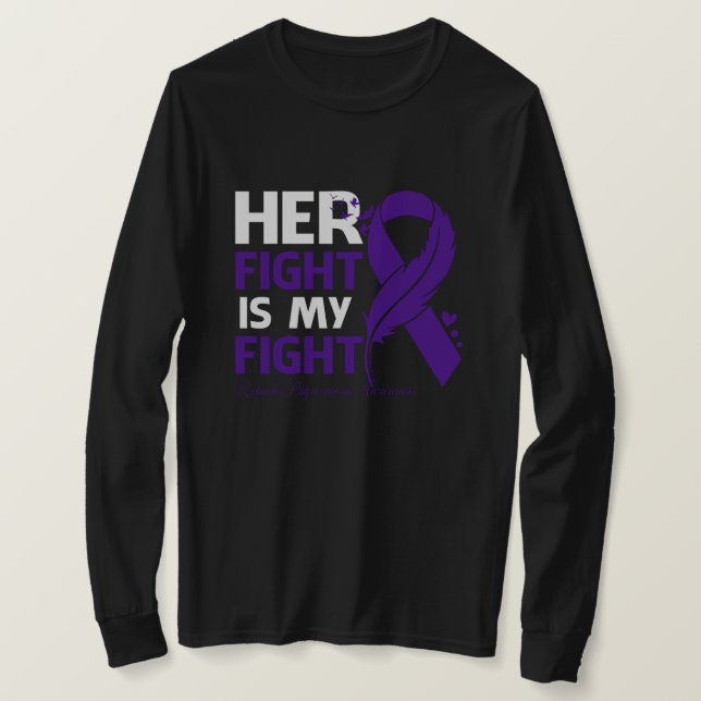 Her Fight Is My Fight RETINITIS PIGMENTOSA AWARENE T-Shirt (Design Front)