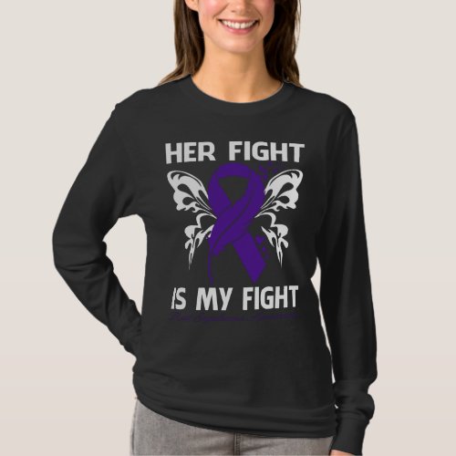 Her Fight Is My Fight RETT SYNDROME AWARENESS Butt T_Shirt