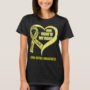 Her Fight Is My Fight Spina Bifida Awareness T-Shirt