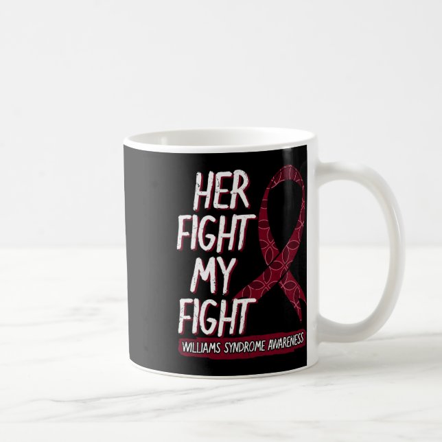Her Fight Is My Fight Ws Williams–beuren Williams  Coffee Mug (Right)