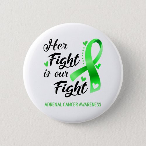 Her Fight is our Fight Adrenal Cancer Awareness Button