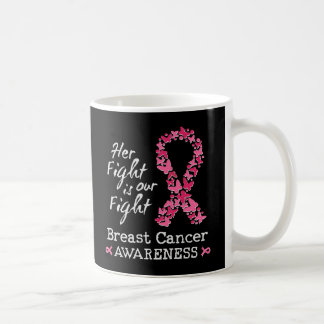 Her fight is our fight Breast Cancer Awareness Coffee Mug