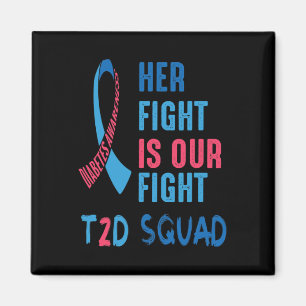 Her Fight Is Our Fight Diabetes Awareness Day T2d  Magnet