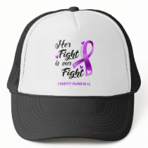 Her Fight is our Fight Epilepsy Awareness Trucker Hat
