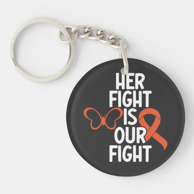 Her Fight is Our Fight Keychain (Front)