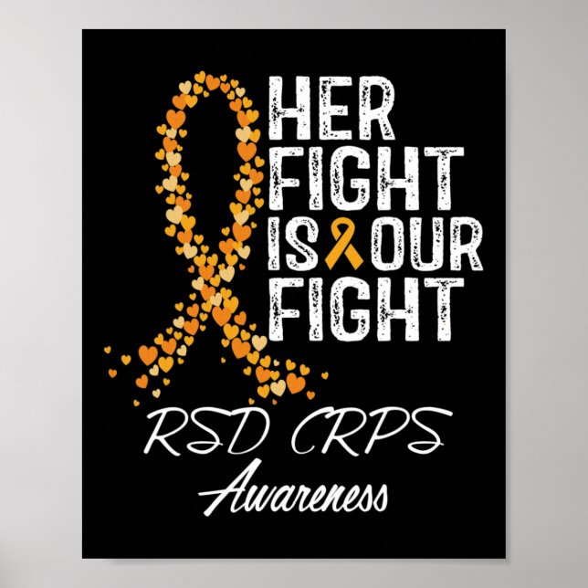 Her Fight Is Our Fight Rsd Crps Awareness 2  Poster (Front)