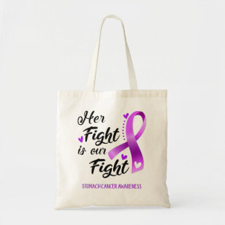 Her Fight Is Our Fight Stomach Cancer Awareness Su Tote Bag