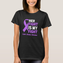 Her Fight My Fight Crohn's Disease Awareness T-Shirt