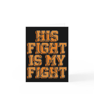 Her Fight My Fight Crps Awareness Orange Ribbon Rs Card