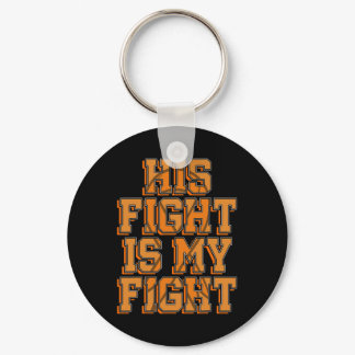 Her Fight My Fight Crps Awareness Orange Ribbon Rs Keychain