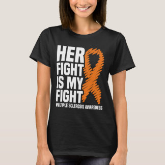 Her Fight My Fight Ms Multiple Sclerosis Awareness T-Shirt