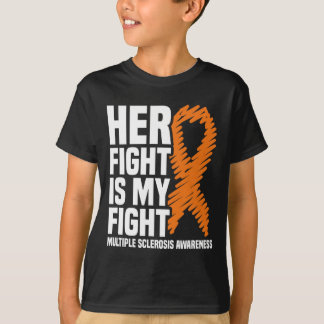 Her Fight My Fight Ms Multiple Sclerosis Awareness T-Shirt