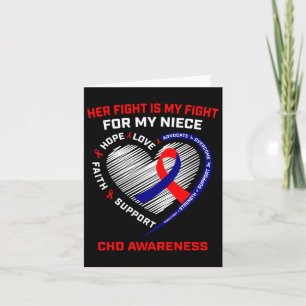 Her Fight Niece Chd Awareness Heart Disease Graphi Card