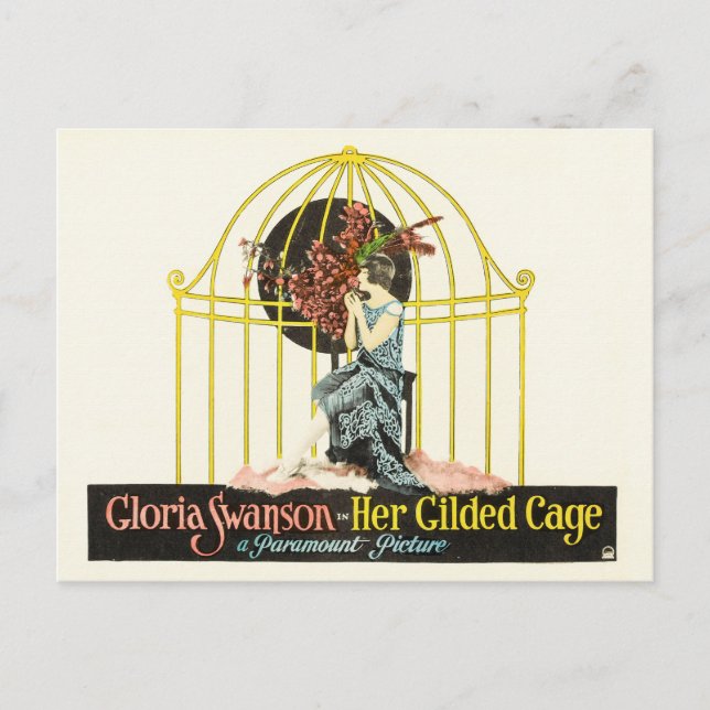 Her Gilded Cage (Paramount, 1922) Postcard (Front)