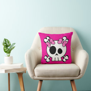 Her Head 16x16 Throw Pillow