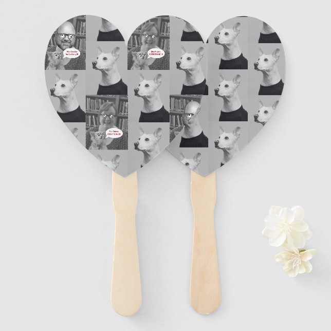 Her, His and Ivory Fan (Front and Back)