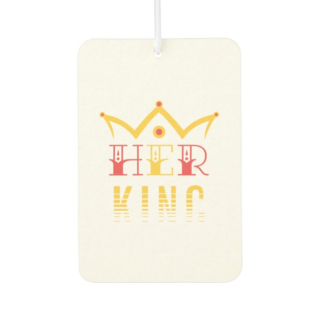 Her King Air Freshener (Front)