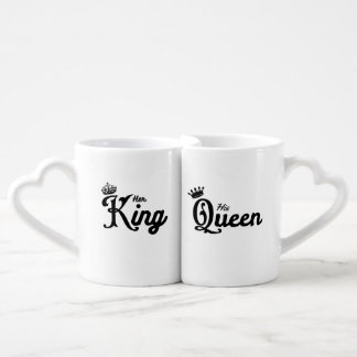 Her king and His queen lovers mug set