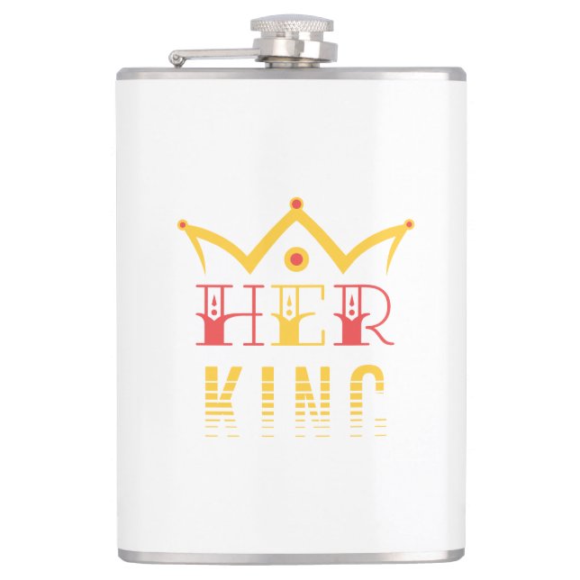 Her King Flask (Front)