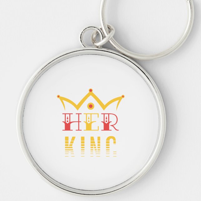Her King Keychain (Front)