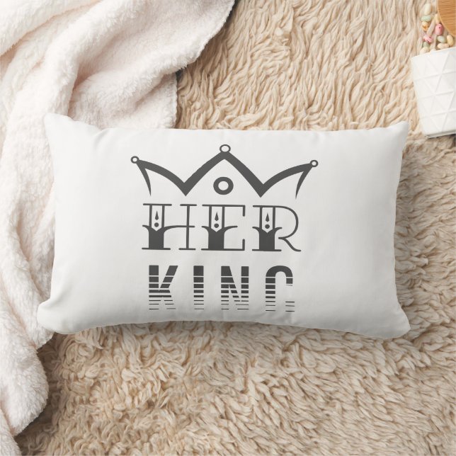 Her King Lumbar Pillow (Blanket)