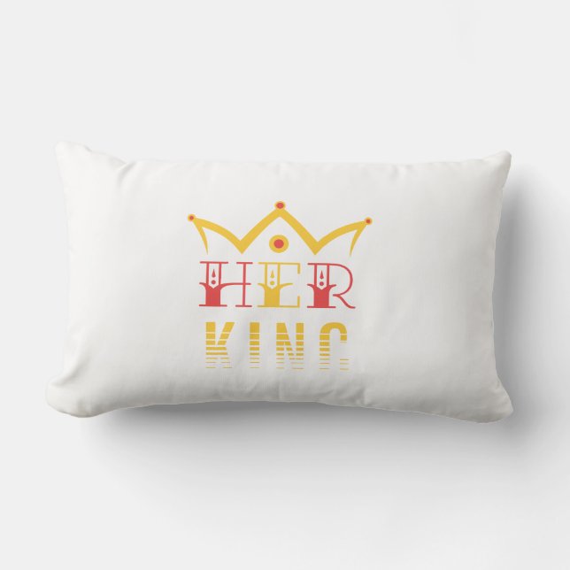Her King Lumbar Pillow (Front)
