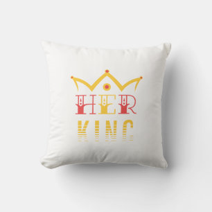 Her King Throw Pillow