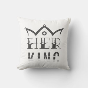Her King Throw Pillow