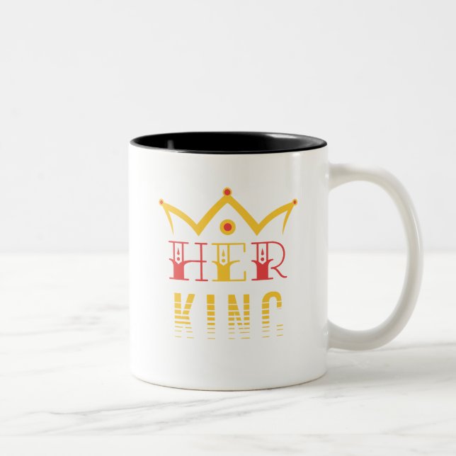 Her King Two-Tone Coffee Mug (Right)