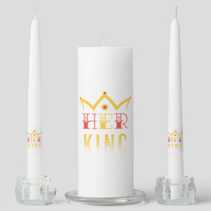 Her King Unity Candle Set