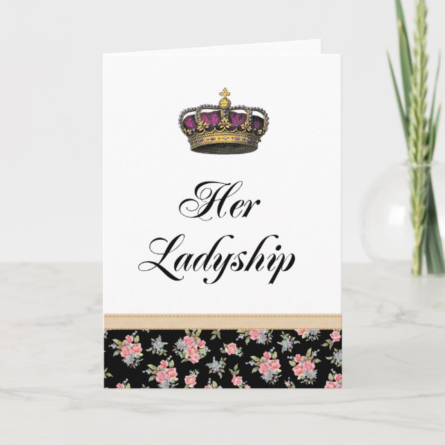 Her Ladyship Card (Front)