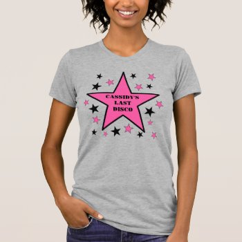 Her Last Disco Cowgirl Bachelorette Party T-Shirt